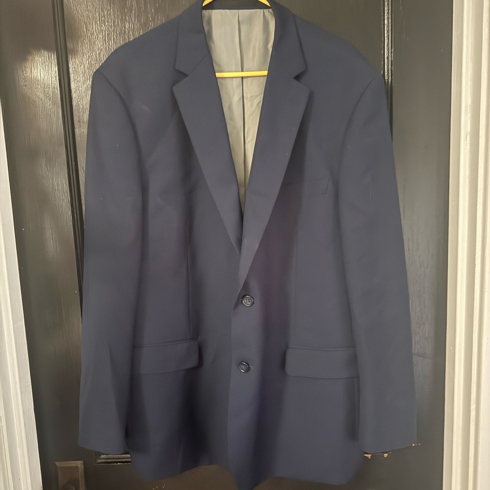 Navy Blue Sport Coat Classic Tailoring Modern Style
